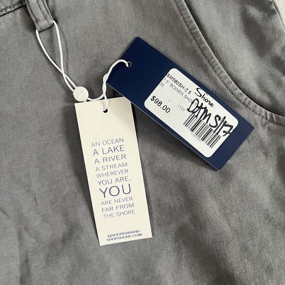 Shore Shorts Men's 35 Stretch 7.5" Bowen Shorts Chino Flat Front Stretch *READ - Picture 10 of 10